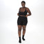 black shapewear shorts