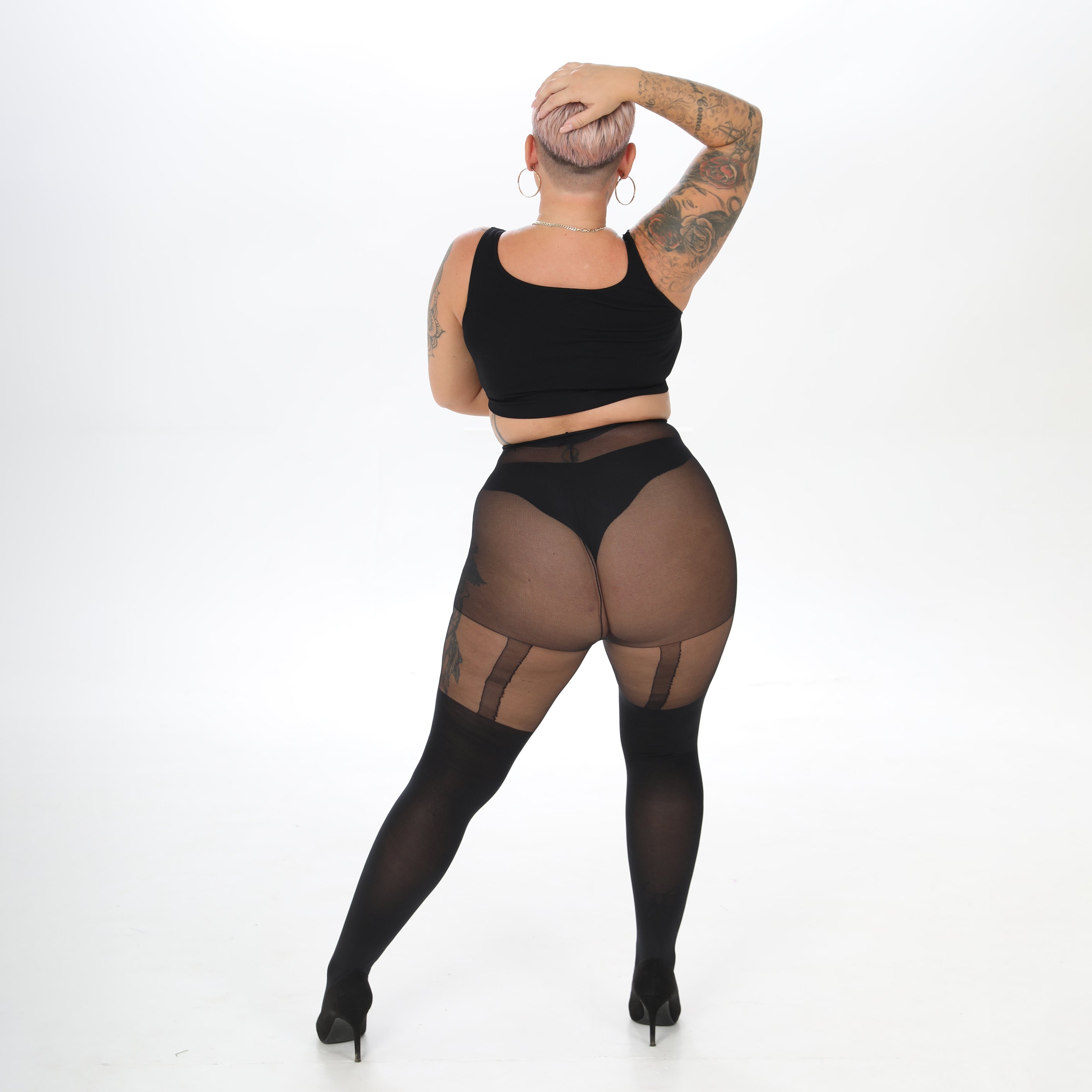 Suspender Tights Black Better Tights