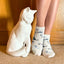 Cat Bamboo Trainer Socks