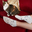 Cat Bamboo Trainer Socks