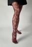 Bouquet Floral Tights