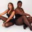 Black Sheer Tights with Heart Detail