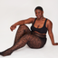 Sheer Black Leopard Print tights