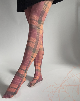 Trick or Tartan Printed Tights