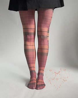 Trick or Tartan Printed Tights