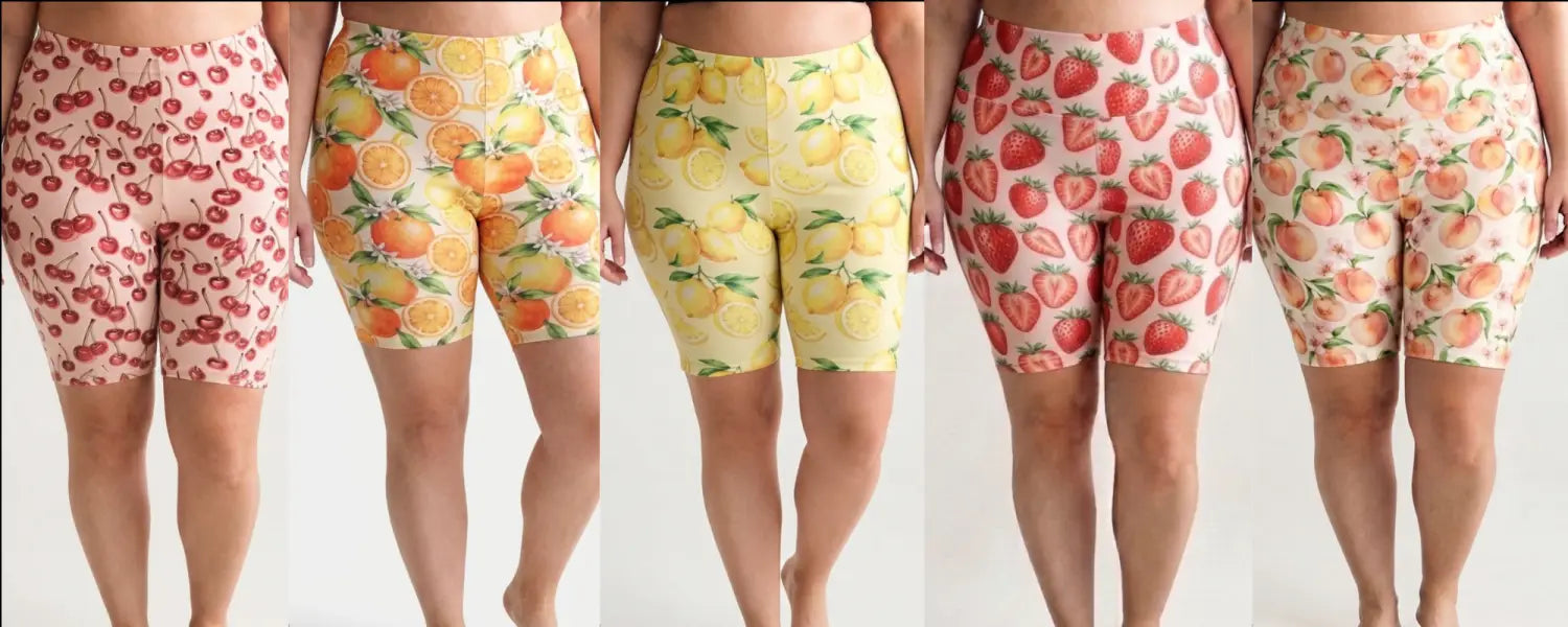 Introducing The Fruit Club: Limited Edition Fruit Print Knee High Socks & Anti Chafing Shorts
