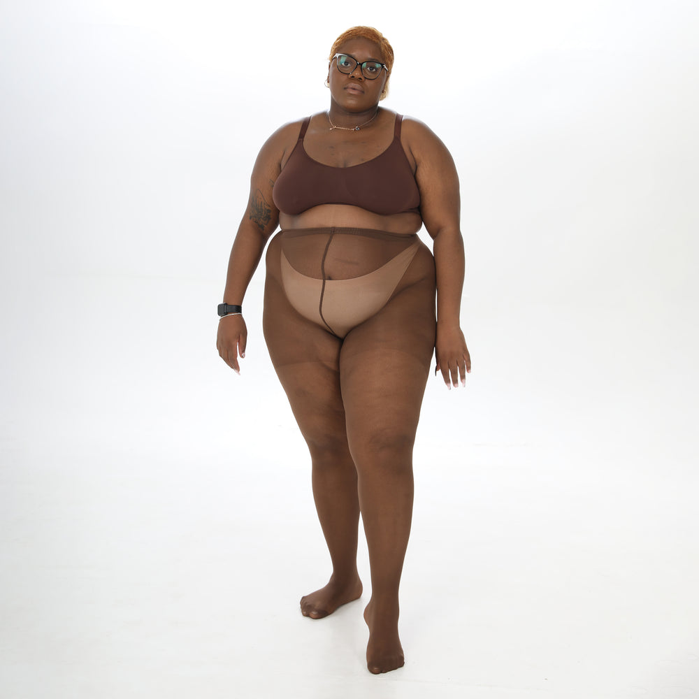
                  
                    Chestnut 30 denier tights
                  
                