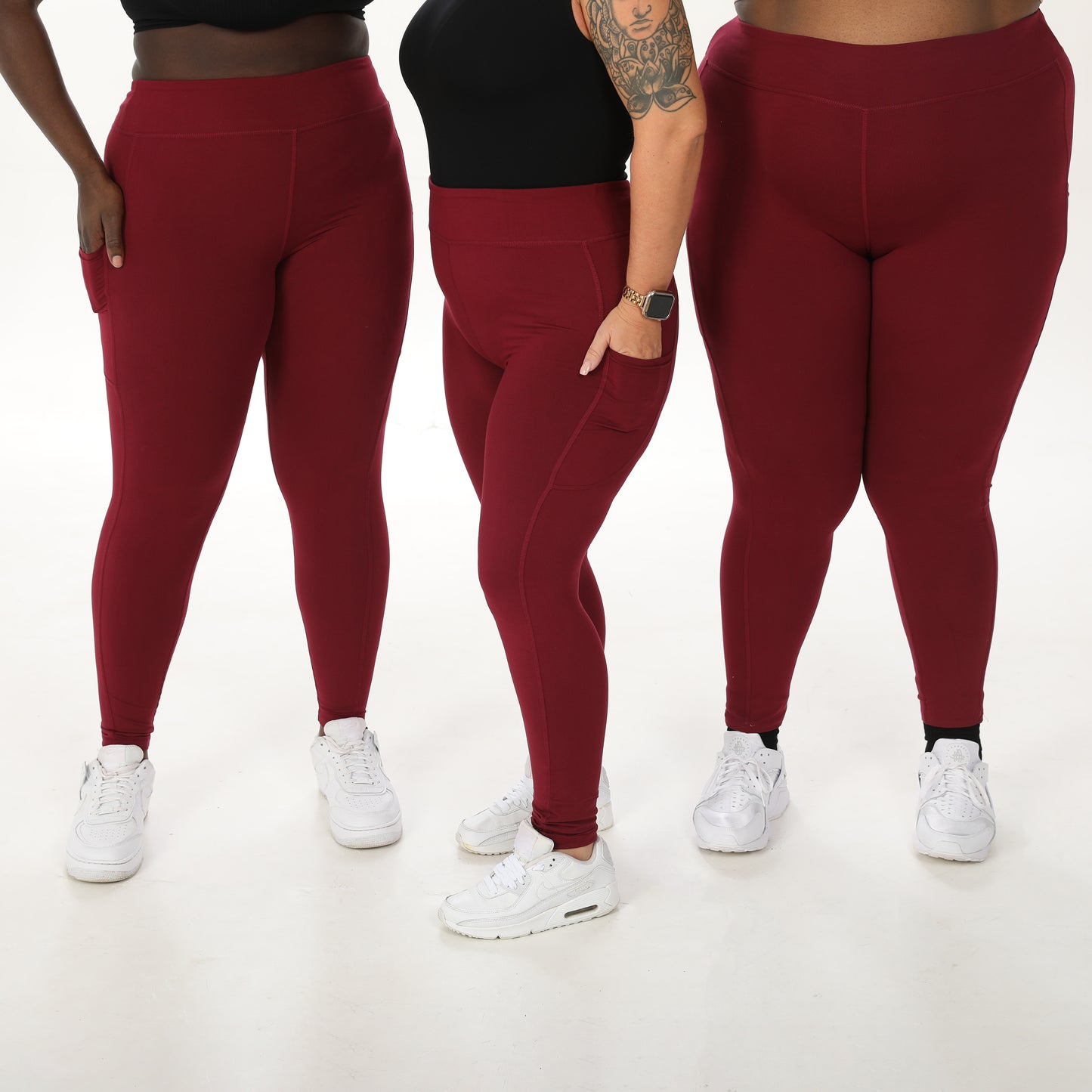 
                  
                    claret leggings with pockets
                  
                