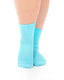 Bamboo socks in a light blue colour, designed for comfort and moisture wicking.