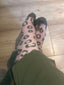 Spring Leopard Sheer Socks