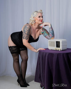 vintage lace hold ups