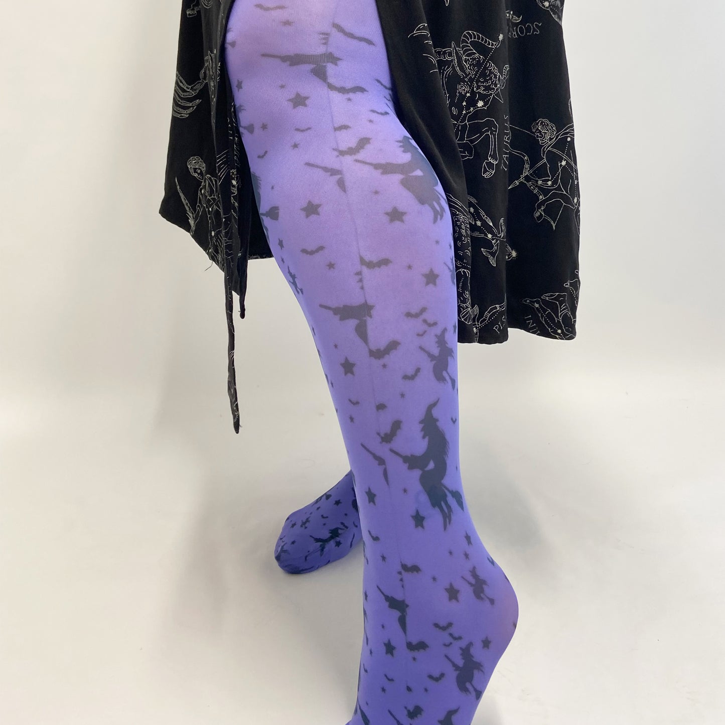 
                  
                    Halloween purple tights 
                  
                
