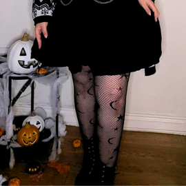 Starry Night Net Tights