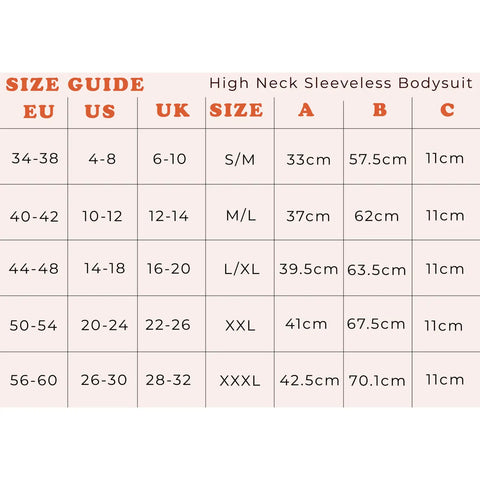 High Neck Sleeveless Bodysuit SALE!
