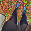 Large Black fishnets-better tights