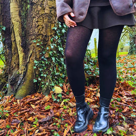 Large Black fishnets-better tights