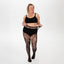 Large Black fishnets-better tights