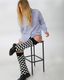 Checkerboard Legwarmers - One size