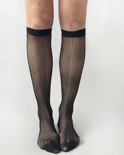 Crotchet Knee High Socks