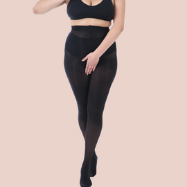 Large Black fishnets-better tights