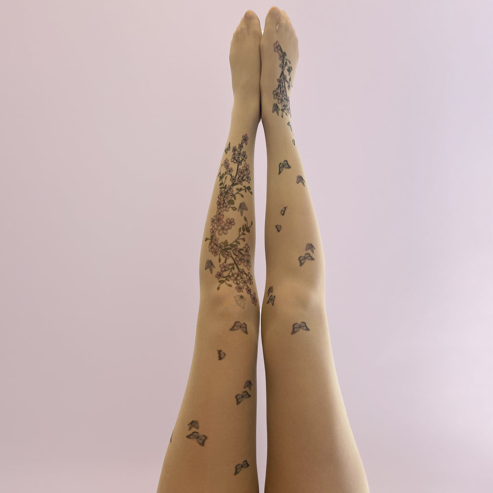 
                  
                    Butterfly floral tights 
                  
                