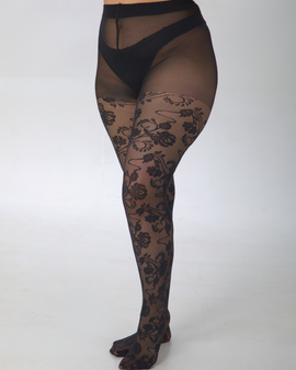 Large Black fishnets-better tights