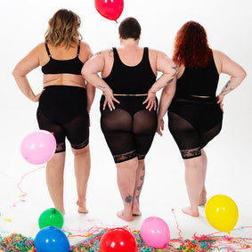 Large Black fishnets-better tights