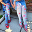 Hawaii Dreaming Printed Tights