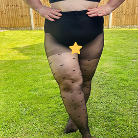 Large Black fishnets-better tights