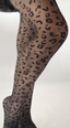 Leopard Glitter Tights