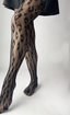 Leopard Net Tights - Tights