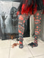 Love At First Bite Printed Tights
