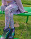 Mini Me Little Bloom Printed Tights