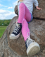 Mini Me Pink Lemonade Printed Tights