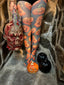 Pumpkin Spice & All Things Fright Printed Tights