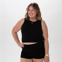 Ribbed Racer Vest
