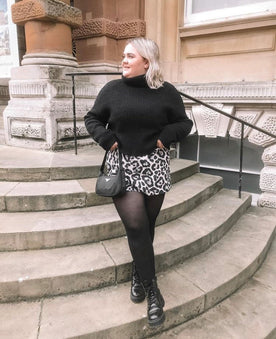 Large Black fishnets-better tights