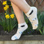 Sheep Bamboo Trainer Socks - SALE! - Peach
