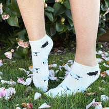 Sheep Bamboo Trainer Socks