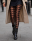 Sheer Houndstooth Tights