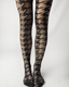 Sheer Houndstooth Tights