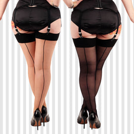 Large Black fishnets-better tights