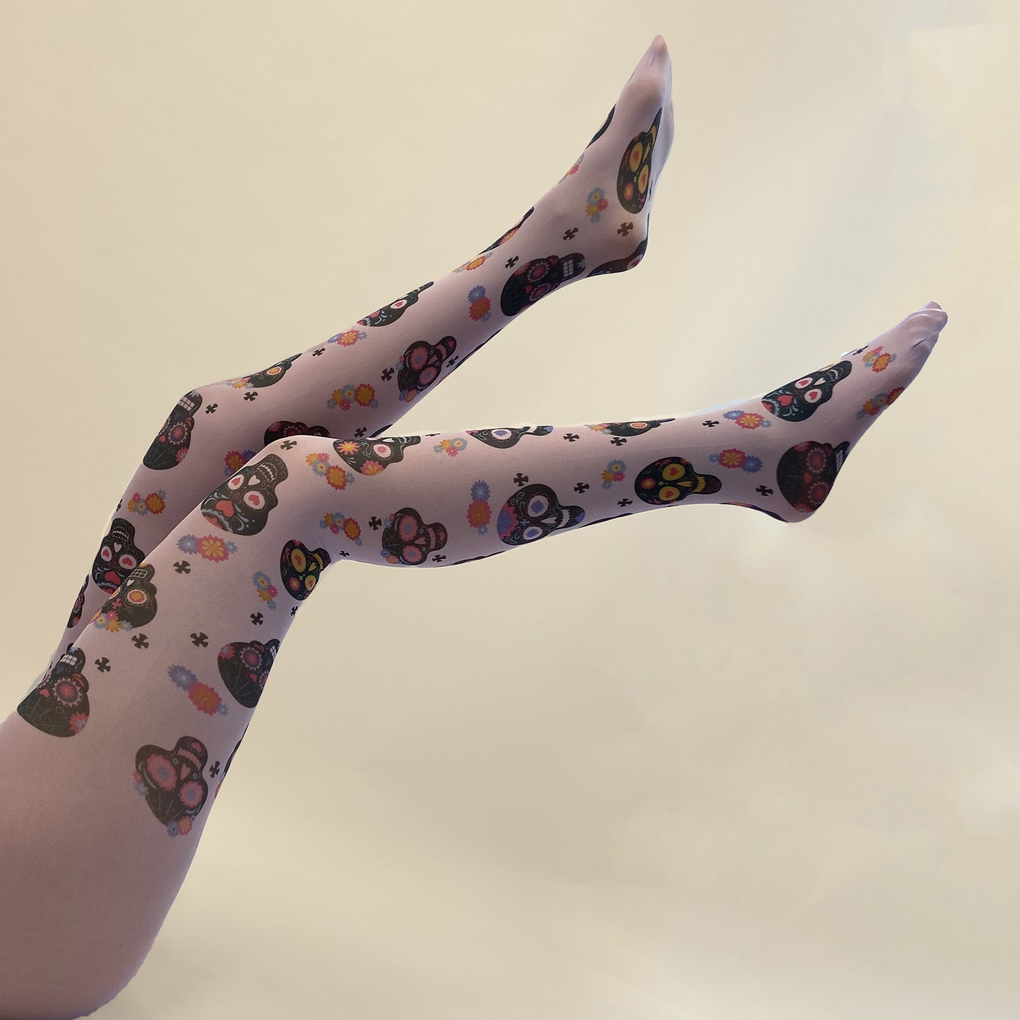 
                  
                    Skull printed tights
                  
                