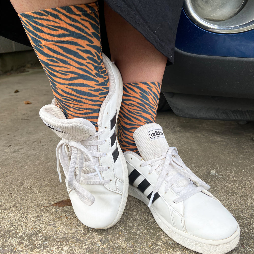
                  
                    Tiger printed socks
                  
                