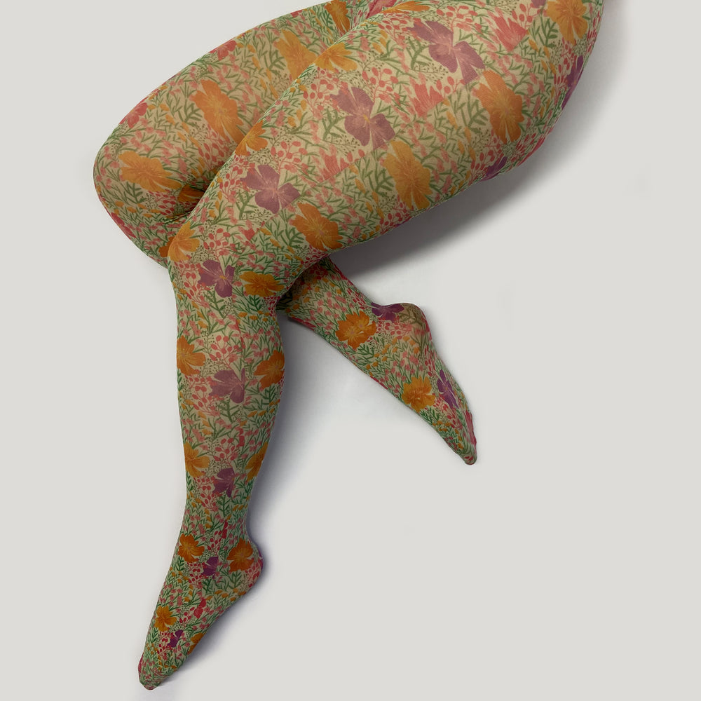 Spring In Your Step Floral Printed Tights from Better Tights