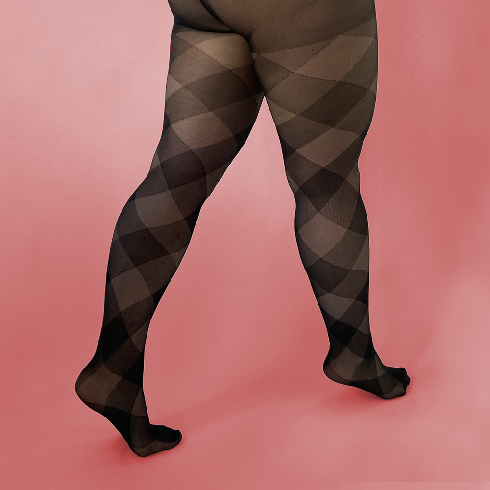 Plus size diamond tights online