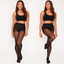 Black Sheer Tights with Heart Detail 