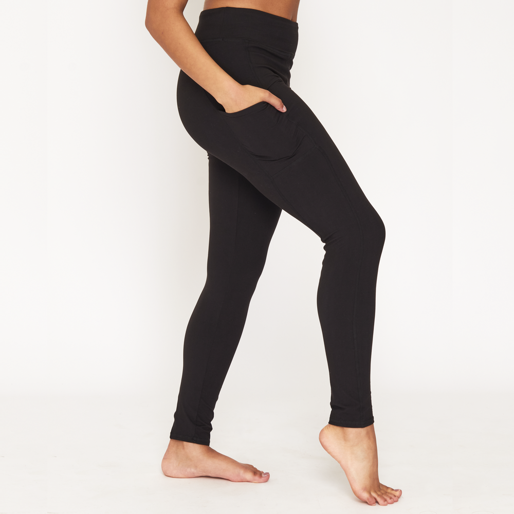 
                  
                    Black Leggings with Side Pocket
                  
                