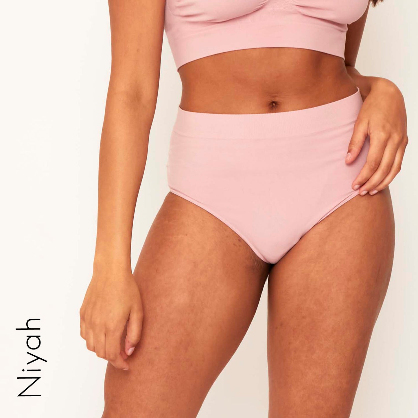 
                  
                    Pink seamless underwear 
                  
                