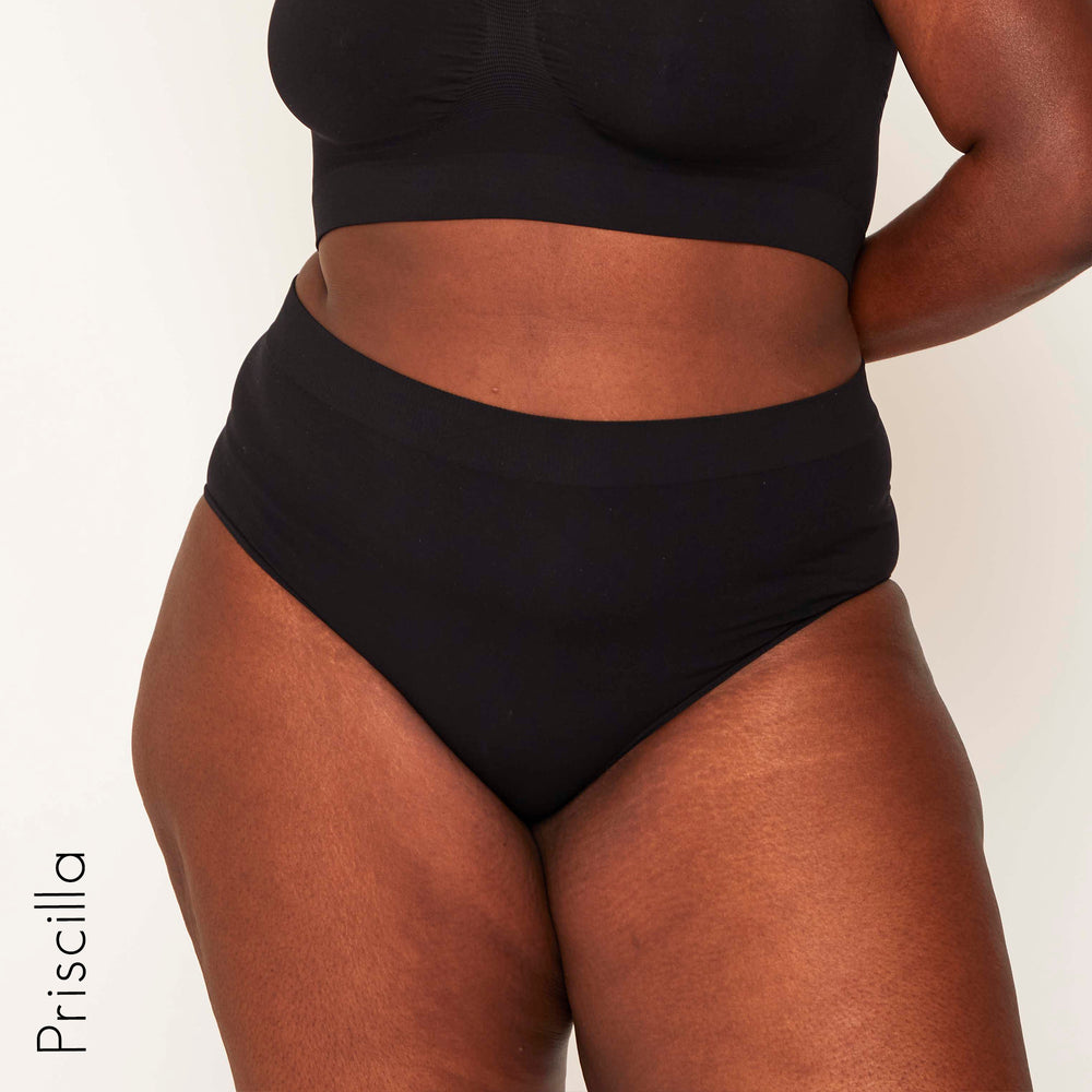 Seamless Black Brief